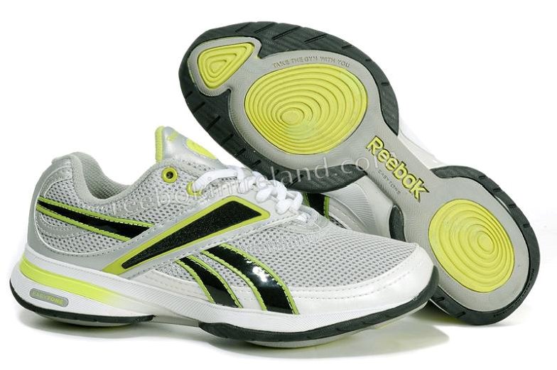 Reebok Easytone 1010 Chaussures Femmes Gris Noir Vert Prix
