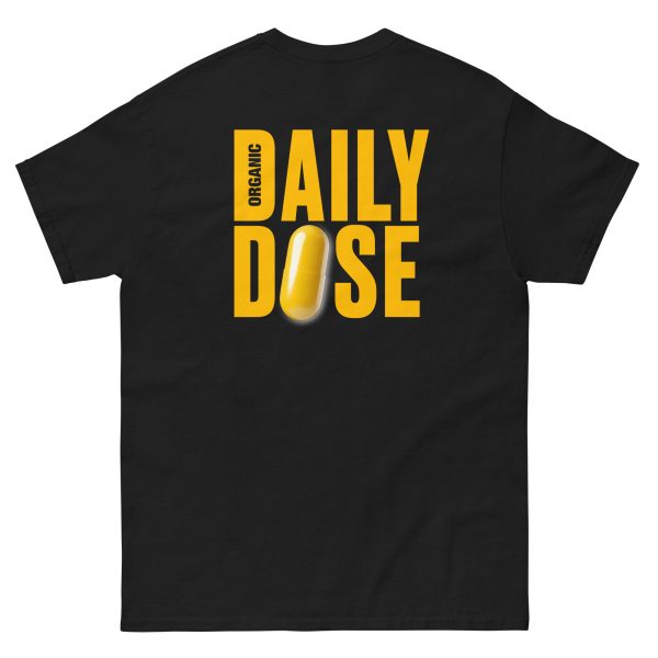 mens classic tee black back - Daily Dose