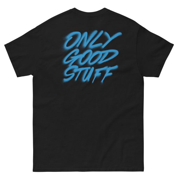 mens classic tee black back only good stuff - Daily Dose